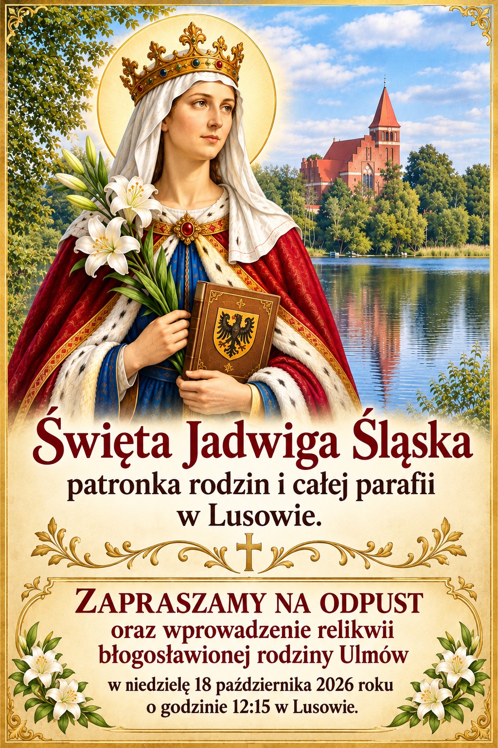 Zapraszamy na Odpust św. Jadwigi Śląskiej